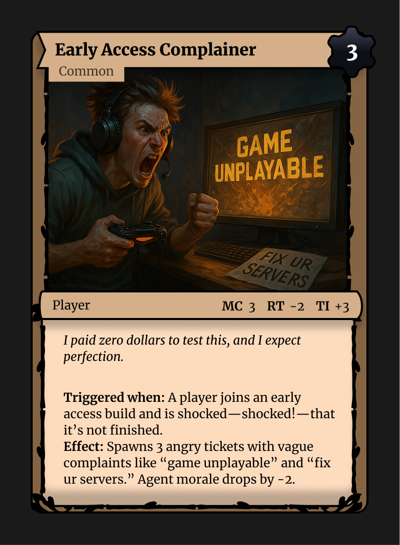 Early Access Complainer